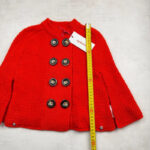 Poncho enfant Aymara rouge taille 4 ans — vue 14