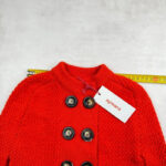 Poncho enfant Aymara rouge taille 4 ans — vue 17