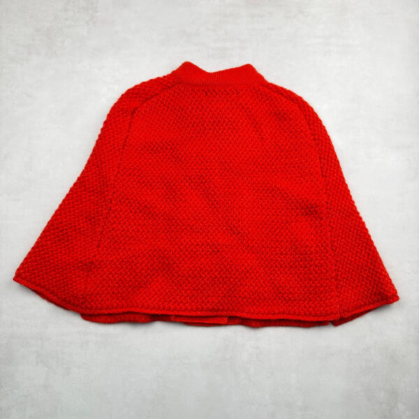Poncho enfant Aymara rouge taille 4 ans — vue 18