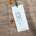 Gilet cardigan enfant Aymara unisexe marron taupe taille 4 ans — vue 6