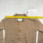 Gilet cardigan enfant Aymara unisexe marron taupe taille 4 ans — vue 13