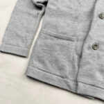 Gilet en maille enfant Aymara gris chiné taille 4 ans (104 cm) — vue 5