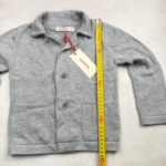 Gilet en maille enfant Aymara gris chiné taille 4 ans (104 cm) — vue 8