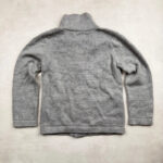 Gilet en maille enfant Aymara gris chiné taille 4 ans (104 cm) — vue 17