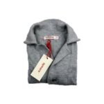 Gilet en maille enfant Aymara gris chiné taille 4 ans