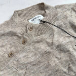Pull col montant à boutons Aymara Bella camel taille 8 ans — vue 8