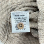 Pull col montant à boutons Aymara Bella camel taille 8 ans — vue 9