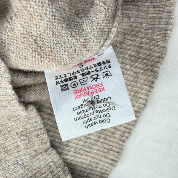 Pull col montant à boutons Aymara Bella camel taille 8 ans — vue 10