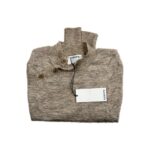 Pull col montant à boutons Aymara Bella camel taille 8 ans
