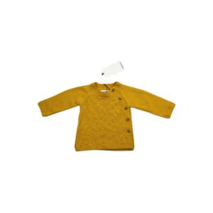 Pull bébé Aymara jaune moutarde taille 3M