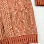 Gilet long enfant Aymara rose saumon taille 2 ans — vue 3