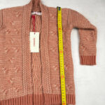 Gilet long enfant Aymara rose saumon taille 2 ans — vue 8