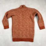 Gilet long enfant Aymara rose saumon taille 2 ans — vue 11