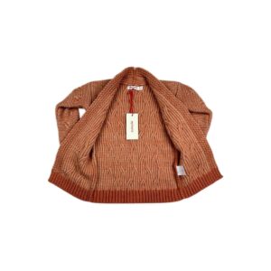 Gilet long enfant Aymara rose saumon taille 2 ans