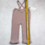Salopette bébé en maille Aymara rose poudré taille 9M — vue 7