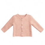Gilet bébé en maille Aymara AYAR pêche taille 12M