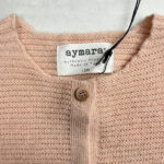 Gilet bébé en maille Aymara AYAR pêche taille 12M — vue 4