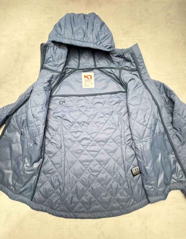 Veste matelassée à capuche Kari Traa femme bleu gris taille M — vue 8