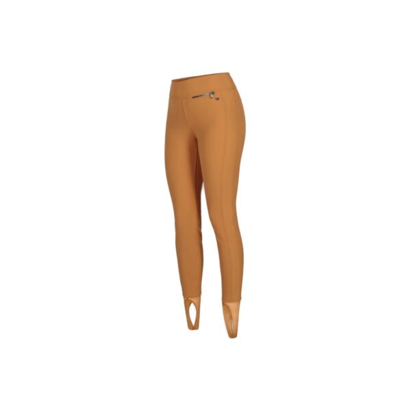 Pantalon de ski à étriers Obermeyer femme camel taille US 12