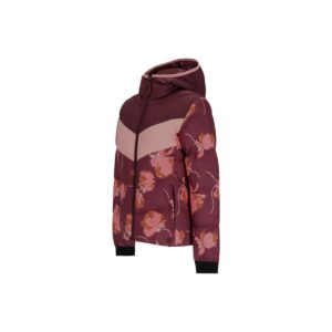 Doudoune à capuche Obermeyer femme bordeaux taille M