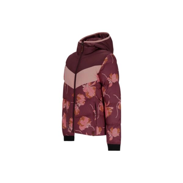 Doudoune à capuche Obermeyer femme bordeaux taille M