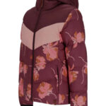 Doudoune à capuche Obermeyer femme bordeaux taille M — vue 2