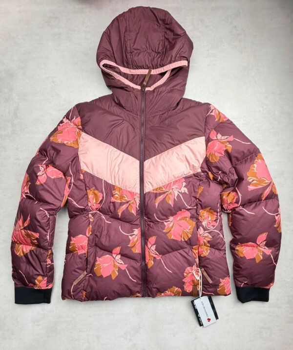 Doudoune à capuche Obermeyer femme bordeaux taille M — vue 5