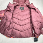 Doudoune à capuche Obermeyer femme bordeaux taille M — vue 6