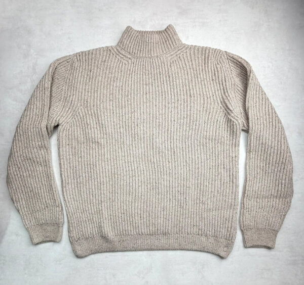 Pull à col roulé Wilsin Knit Turtleneck homme beige chiné taille XXXL — vue 3