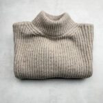 Pull à col roulé Wilsin Knit Turtleneck homme beige chiné taille XXXL — vue 11