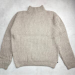 Pull col roulé Wilsin Knit Turtleneck homme beige chiné taille XL — vue 4