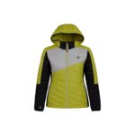 Veste matelassée à capuche Dare2B femme jaune citron taille FR 44 / EU 42 / UK 16 / USA 12-XL
