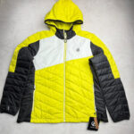 Veste matelassée à capuche Dare2B femme jaune citron taille FR 44 / EU 42 / UK 16 / USA 12-XL — vue 4