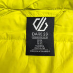 Veste matelassée à capuche Dare2B femme jaune citron taille FR 44 / EU 42 / UK 16 / USA 12-XL — vue 11