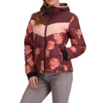 Doudoune à capuche Obermeyer Peyton Down Jacket femme bordeaux taille XS — vue 3