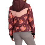 Doudoune à capuche Obermeyer Peyton Down Jacket femme bordeaux taille XS — vue 4