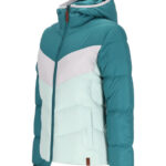 Doudoune à capuche Obermeyer femme vert canard taille S / 36 / 8 — vue 2