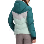 Doudoune à capuche Obermeyer femme vert canard taille S / 36 / 8 — vue 4