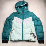Doudoune à capuche Obermeyer femme vert canard taille S / 36 / 8 — vue 5