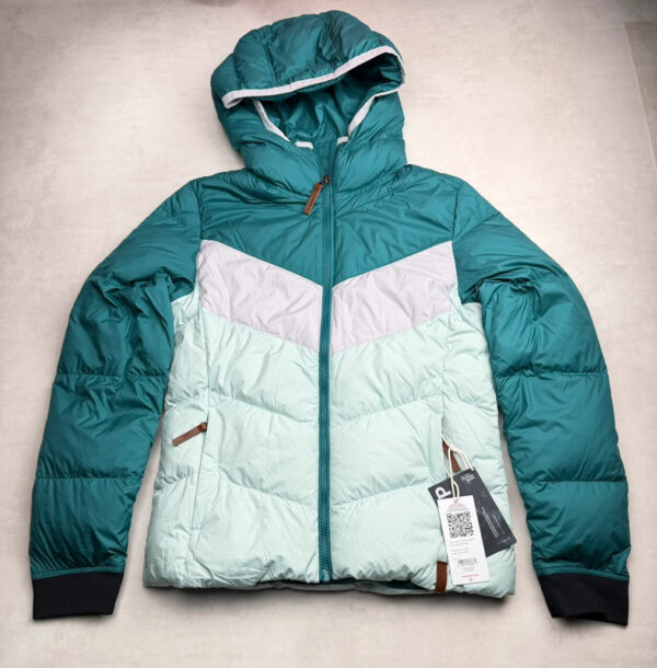 Doudoune à capuche Obermeyer femme vert canard taille S / 36 / 8 — vue 5