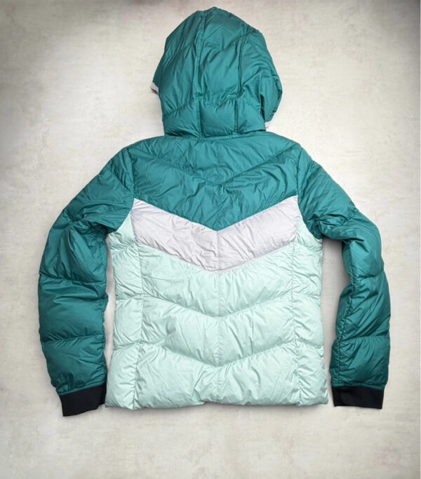 Doudoune à capuche Obermeyer femme vert canard taille S / 36 / 8 — vue 6