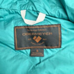 Doudoune à capuche Obermeyer femme vert canard taille S / 36 / 8 — vue 8