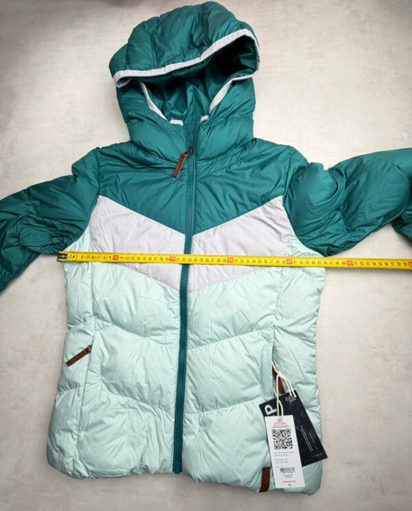 Doudoune à capuche Obermeyer femme vert canard taille S / 36 / 8 — vue 14