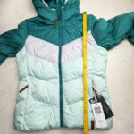 Doudoune à capuche Obermeyer femme vert canard taille S / 36 / 8 — vue 16