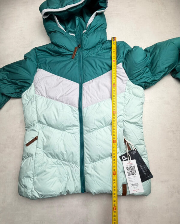Doudoune à capuche Obermeyer femme vert canard taille S / 36 / 8 — vue 16