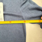 Pull à col rond homme bleu marine chiné taille S — vue 7