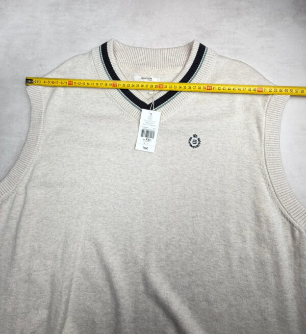 Pull sans manches TORONTC - H SC WIMBLEDON S1 homme écru taille XXL — vue 9