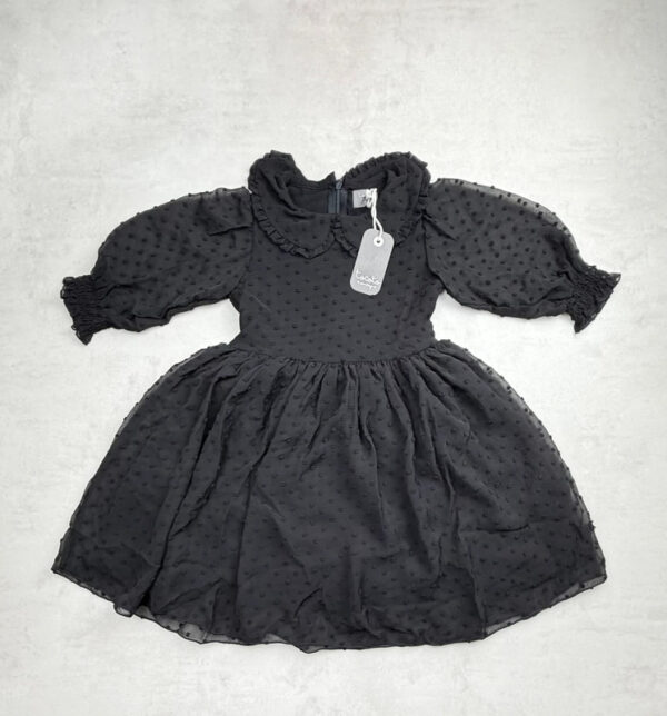 Robe bébé fille gris anthracite taille 18-24 mois / 86 cm — vue 3