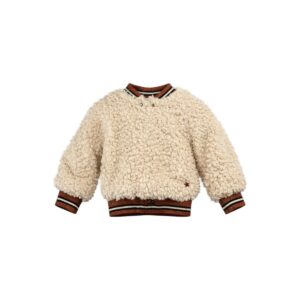 Veste teddy enfant unisexe écru taille 3 ans