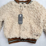 Veste teddy enfant unisexe écru taille 3 ans — vue 4